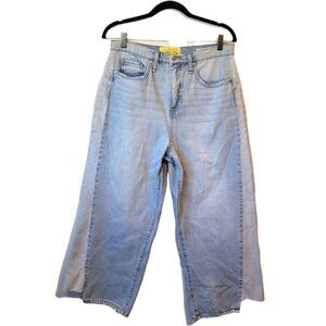 Circus NY Light Wash High Waist Wide Leg Crop Denim Jeans Women's Size 30